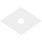 Ekena Millwork Diamond Architectural Grade PVC Ceiling Medallion, 20"W x 13 3/8"H x 3"ID x 7"C x 1"P, One-Piece CMP20X13DD-03000 - alternate 3